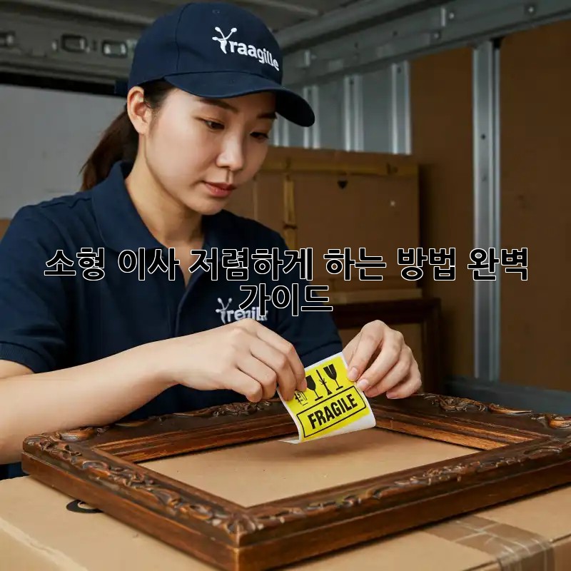 소형 이사, 저렴하게 하는 방법 완벽 가이드!