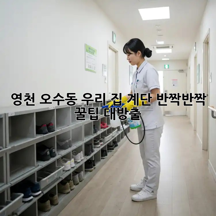 ✨영천 오수동✨ 우리 집 계단, 반짝반짝 꿀팁 대방출! 🧽