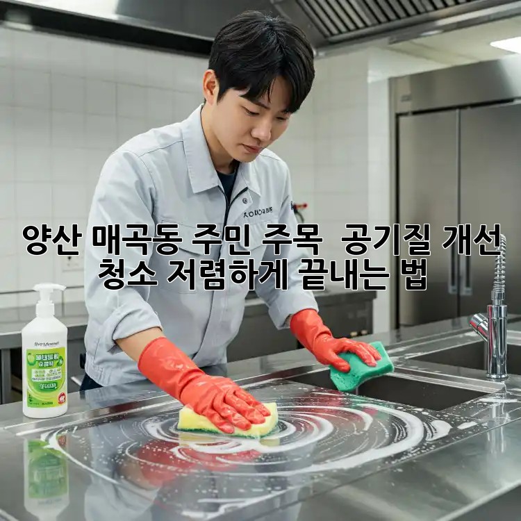 양산 매곡동 주민 주목! 🏡 공기질 개선 청소, 저렴하게 끝내는 법 ✨
