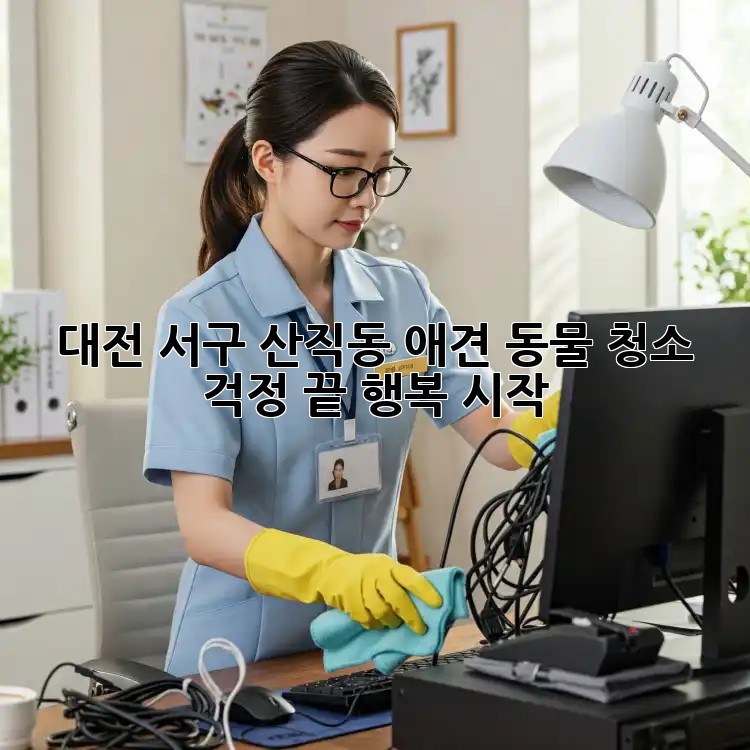 대전 서구 산직동 애견 동물 청소: 걱정 끝, 행복 시작!