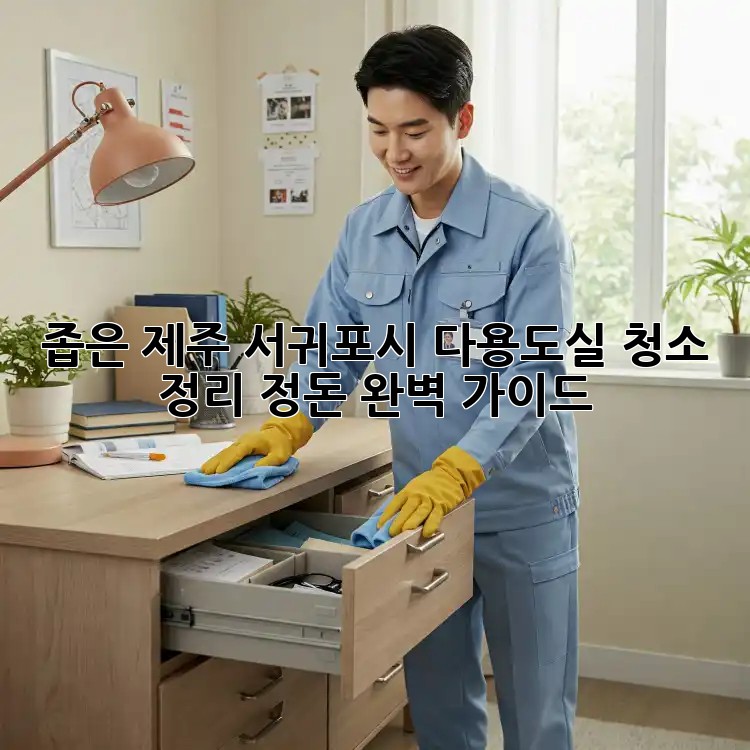 좁은 제주 서귀포시 다용도실 청소, 정리 정돈 완벽 가이드!