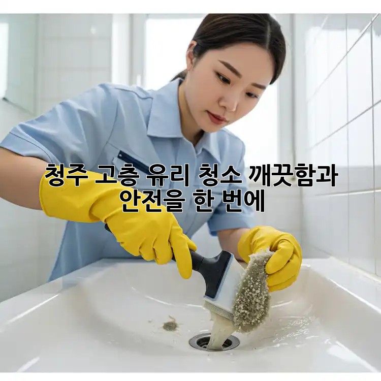 청주 고층 유리 청소, 깨끗함과 안전을 한 번에!