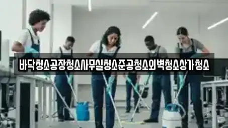 바닥청소공장청소사무실청소준공청소외벽청소상가청소