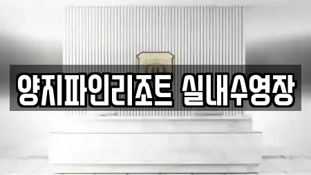 양지파인리조트 실내수영장