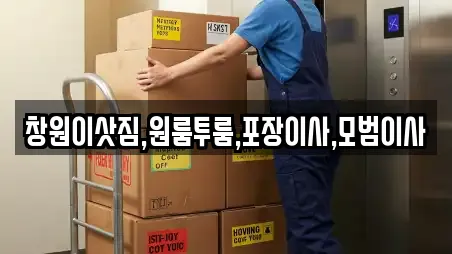 창원이삿짐,원룸투룸,포장이사,모범이사