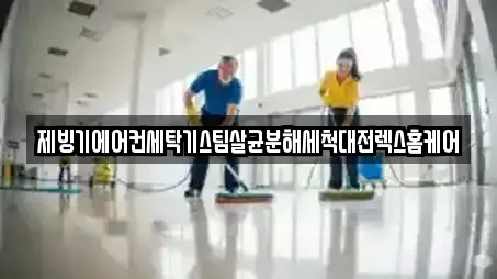 제빙기에어컨세탁기스팀살균분해세척대전렉스홈케어