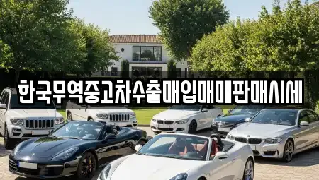 한국무역중고차수출매입매매판매시세