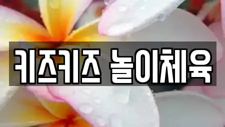 키즈키즈 놀이체육