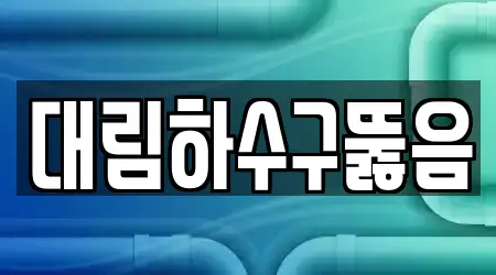 대림하수구뚫음