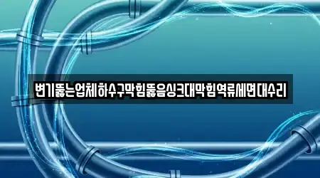 변기뚫는업체하수구막힘뚫음싱크대막힘역류세면대수리