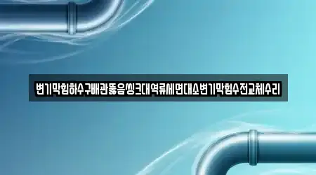광석동 변기막힘 방문 많은 21곳