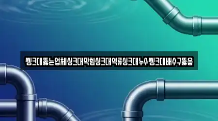 씽크대뚫는업체싱크대막힘싱크대역류싱크대누수씽크대배수구뚫음