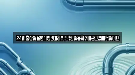 24시출장뚫음변기싱크대하수구막힘뚫음하수배관고압세척뚫어요