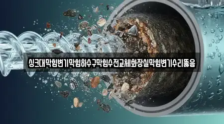 싱크대막힘변기막힘하수구막힘수전교체화장실막힘변기수리뚫음