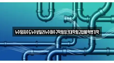 누수탐지수도누수보일러누수하수구막힘싱크대막힘고압세척변기막