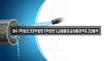 하수구막힘싱크대막힘변기막힘변기교체배관공사배관역류고압세척
