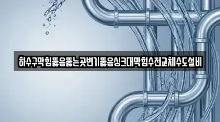 하수구막힘뚫음뚫는곳변기뚫음싱크대막힘수전교체수도설비
