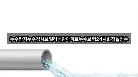 누수탐지누수검사보일러배관아파트누수보험24시화장실방수