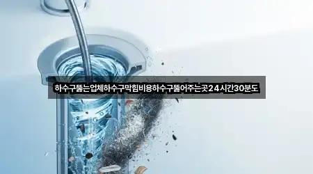하수구뚫는업체하수구막힘비용하수구뚫어주는곳24시간30분도