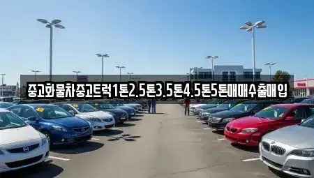 강원특별자치도 삼척시 중고차 전문 중고화물차중고트럭1톤2.5톤3.5톤4.5톤5톤매매수출매입