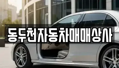 경기 동두천시 송내동 중고차 전문 동두천자동차매매상사