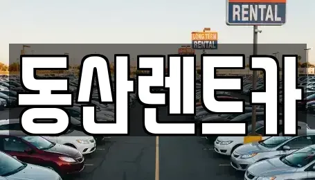 경기 성남시 중원구 단기렌트카 전문 동산렌트카