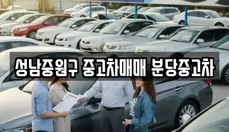 경기 성남시 중원구 중고차매매 전문 성남중원구 중고차매매 분당중고차