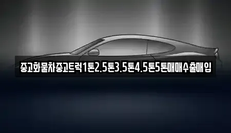경기 안성시 아양동 중고차매매 전문 중고화물차중고트럭1톤2.5톤3.5톤4.5톤5톤매매수출매입