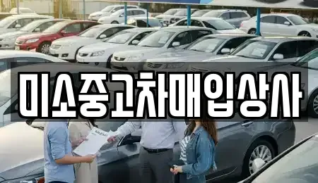 경기 양평군 강상면 중고차매입 전문 미소중고차매입상사