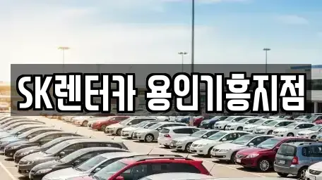 경기 용인시 기흥구 언남동 장기렌트카 전문 SK렌터카 용인기흥지점