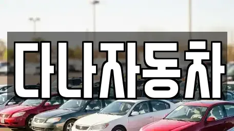 경기 화성시 송동 중고차 전문 다나자동차