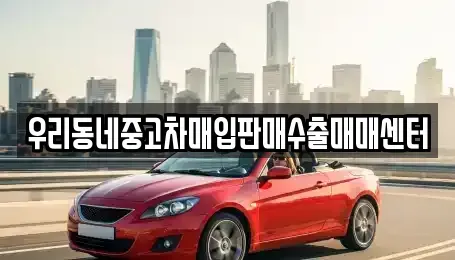 경기도 고양시 덕양구 행주내동 중고차매입 전문 우리동네중고차매입판매수출매매센터
