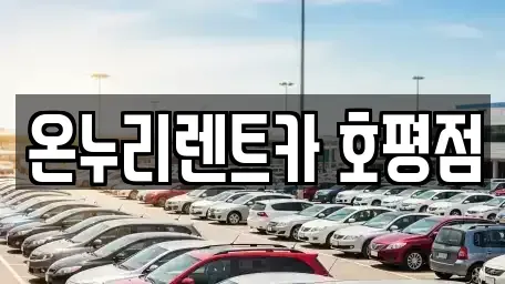 경기도 남양주시 수동면 렌트카 전문 온누리렌트카 호평점