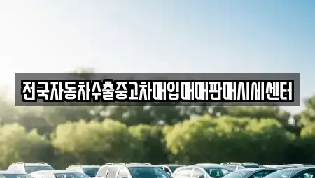 경기도 시흥시 장곡동 중고차 전문 전국자동차수출중고차매입매매판매시세센터