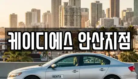 경기도 안산시 상록구 월피동 렌트카 전문 케이디에스 안산지점