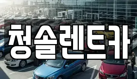 경기도 안성시 죽산면 렌트카 전문 청솔렌트카