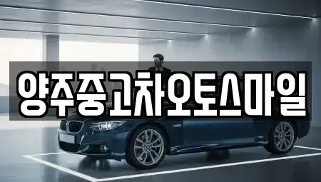 경기도 양주시 광사동 중고차매매 전문 양주중고차오토스마일