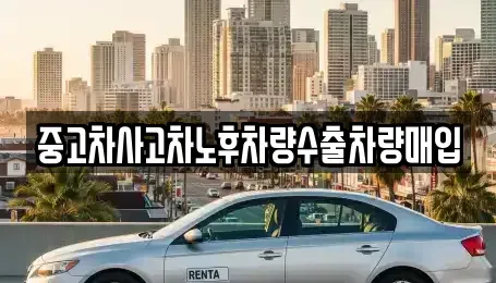 경기도 양주시 광사동 중고차매입 전문 중고차사고차노후차량수출차량매입