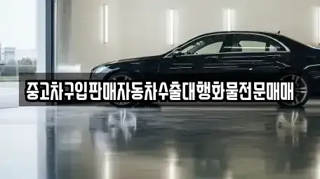 경기도 양주시 유양동 중고차매매 전문 중고차구입판매자동차수출대행화물전문매매