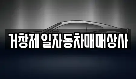 경상남도 거창군 남상면 중고차 전문 거창제일자동차매매상사