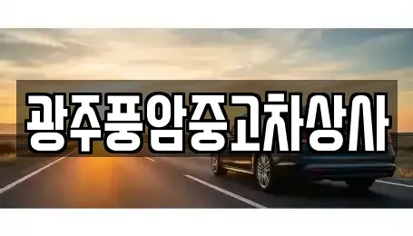 광주광역시 광산구 박호동 중고차매매 전문 광주풍암중고차상사