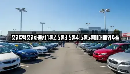 대전 동구 판암동 중고차매입 전문 중고트럭중고화물차1톤2.5톤3.5톤4.5톤5톤매매매입수출