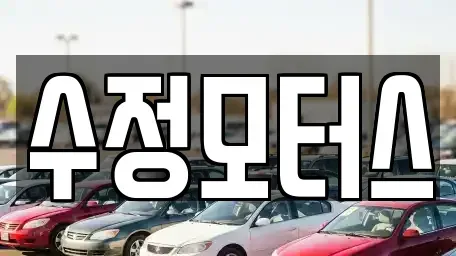 대전광역시 유성구 신동 중고차 전문 수정모터스