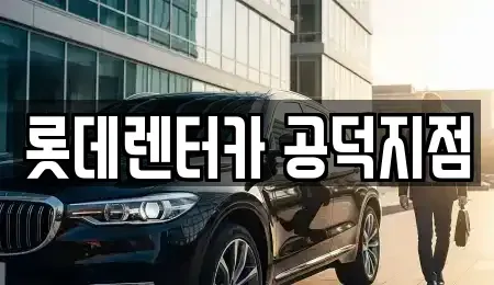 서울 용산구 원효로4가 렌트카 전문 롯데렌터카 공덕지점