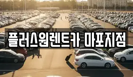 서울 용산구 원효로4가 렌트카 전문 플러스원렌트카 마포지점