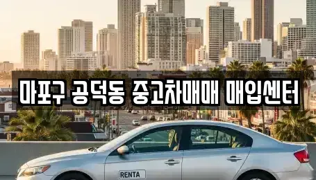 서울 용산구 원효로4가 중고차 전문 마포구 공덕동 중고차매매 매입센터