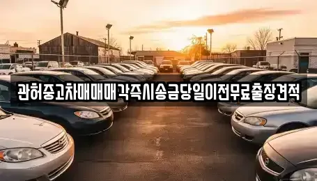 서울특별시 영등포구 문래동4가 중고차 전문 관허중고차매매매각즉시송금당일이전무료출장견적