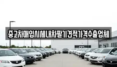 서울특별시 영등포구 문래동4가 중고차매입 전문 중고차매입시세내차팔기견적가격수출업체