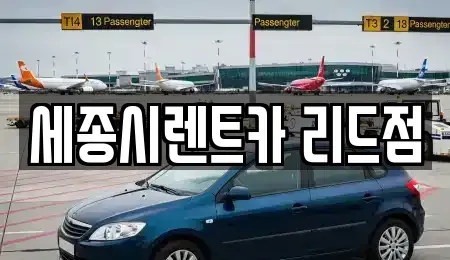 세종 해밀동 렌트카 전문 세종시렌트카 리드점