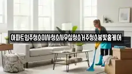 아파트입주청소이사청소사무실청소거주청소봄빛홈케어